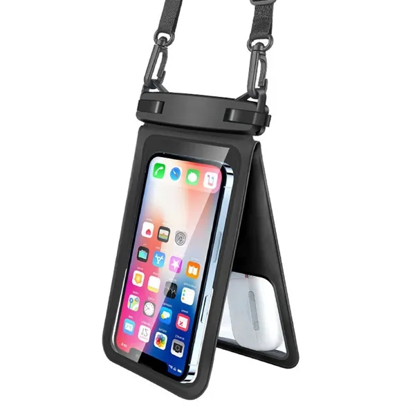 7"  Waterproof Double Space Phone Pouch with Touch Screen - 7"  Waterproof Double Space Phone Pouch with Touch Screen - Image 2 of 3