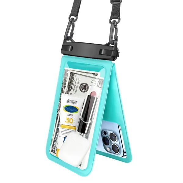 7"  Waterproof Double Space Phone Pouch with Touch Screen - 7"  Waterproof Double Space Phone Pouch with Touch Screen - Image 3 of 3