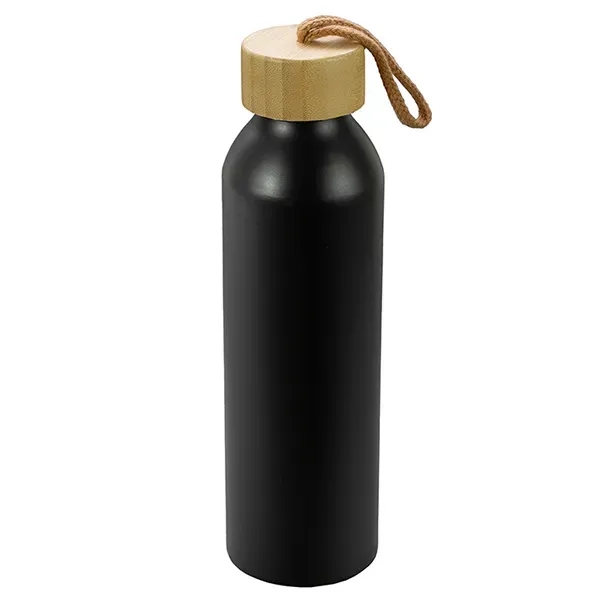 WHITNEY 22oz Recycled Aluminum Bottle With a Bamboo Lid - WHITNEY 22oz Recycled Aluminum Bottle With a Bamboo Lid - Image 11 of 16