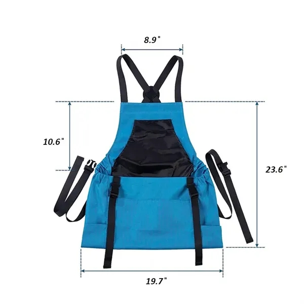 QR Gardening Apron, Tool Pockets, Backpack Straps - QR Gardening Apron, Tool Pockets, Backpack Straps - Image 1 of 3