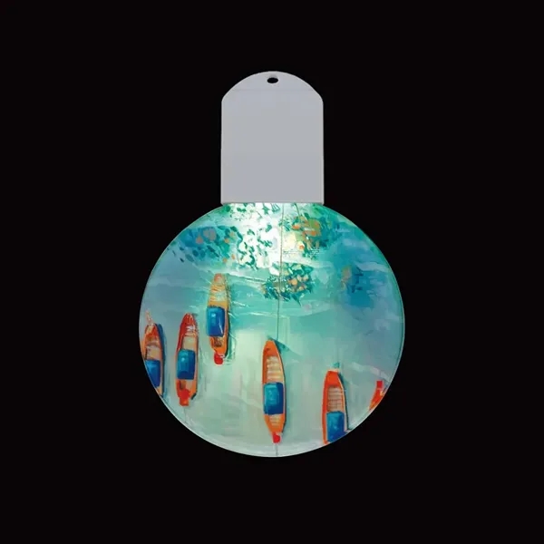 Full Color Holiday Light Acrylic Ornament - Full Color Holiday Light Acrylic Ornament - Image 12 of 13