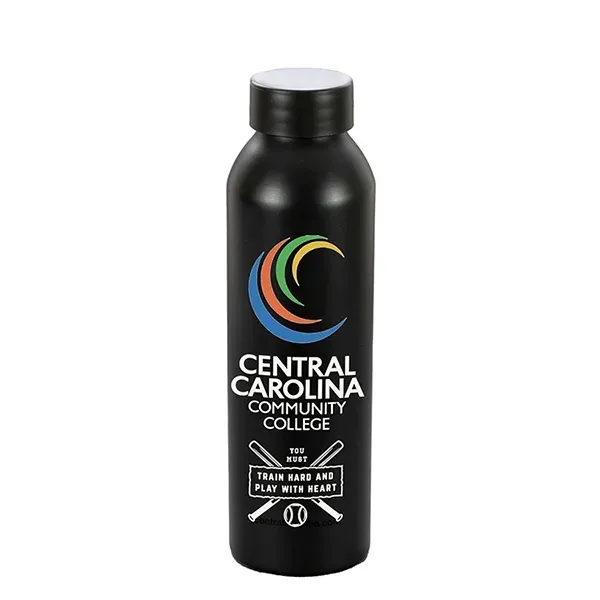 22 OZ Recycled RPET Aluminum Bottle With Low - Prile Lid - 22 OZ Recycled RPET Aluminum Bottle With Low - Prile Lid - Image 2 of 11