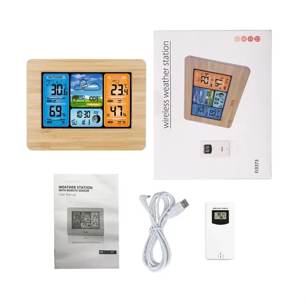 Weather Station Wireless Indoor Outdoor Thermometer - Weather Station Wireless Indoor Outdoor Thermometer - Image 2 of 4