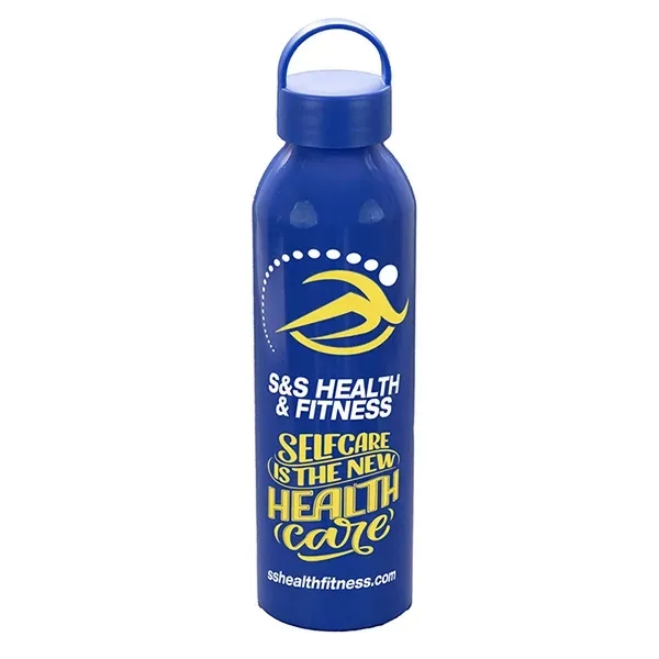 22 OZ Recycled RPET Aluminum Bottle With Carry Lid - 22 OZ Recycled RPET Aluminum Bottle With Carry Lid - Image 2 of 20