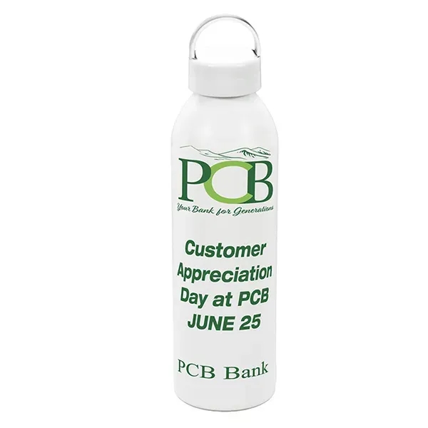 22 OZ Recycled RPET Aluminum Bottle With Carry Lid - 22 OZ Recycled RPET Aluminum Bottle With Carry Lid - Image 3 of 20