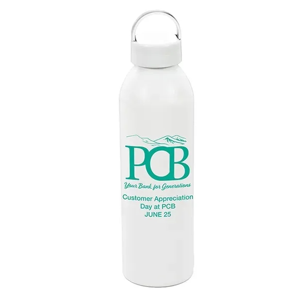 22 OZ Recycled RPET Aluminum Bottle With Carry Lid - 22 OZ Recycled RPET Aluminum Bottle With Carry Lid - Image 6 of 20