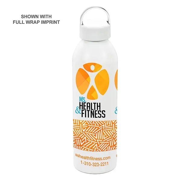 22 OZ Recycled RPET Aluminum Bottle With Carry Lid - 22 OZ Recycled RPET Aluminum Bottle With Carry Lid - Image 7 of 20