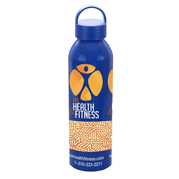 22 OZ Recycled RPET Aluminum Bottle With Carry Lid - 22 OZ Recycled RPET Aluminum Bottle With Carry Lid - Image 8 of 20