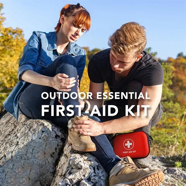 Water-Resistant Hard Shell Mini First Aid Kit - Water-Resistant Hard Shell Mini First Aid Kit - Image 2 of 2
