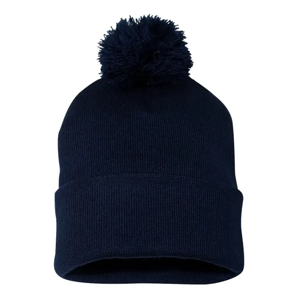 Sportsman 12" Pom-Pom Cuffed Beanie - Sportsman 12" Pom-Pom Cuffed Beanie - Image 50 of 52