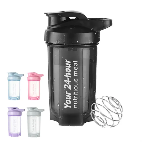 18oz Pro-Grade Tritan Fitness Shaker Bottle with Vortex Ball - 18oz Pro-Grade Tritan Fitness Shaker Bottle with Vortex Ball - Image 0 of 3