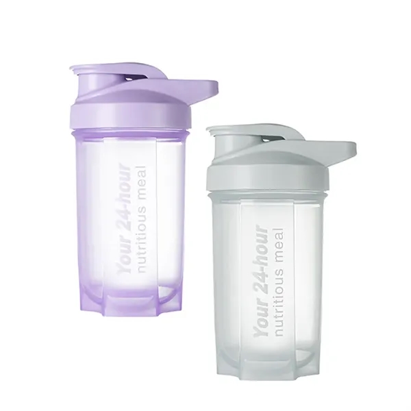18oz Pro-Grade Tritan Fitness Shaker Bottle with Vortex Ball - 18oz Pro-Grade Tritan Fitness Shaker Bottle with Vortex Ball - Image 2 of 3