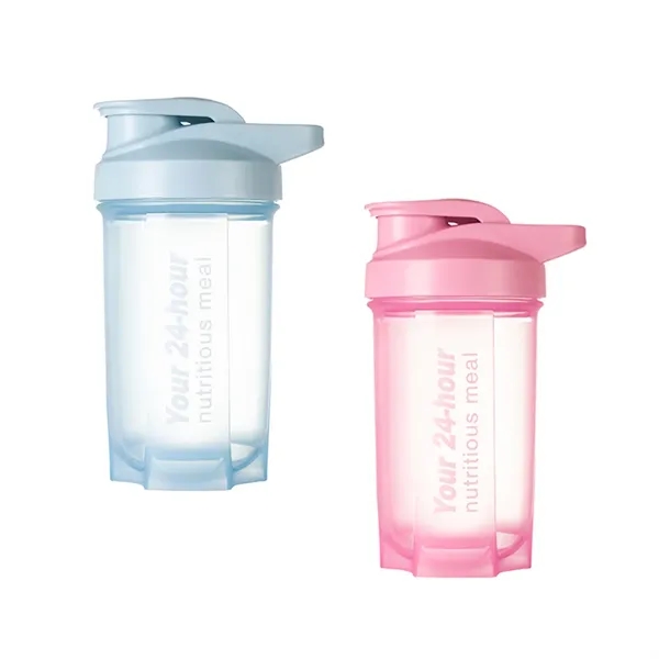 18oz Pro-Grade Tritan Fitness Shaker Bottle with Vortex Ball - 18oz Pro-Grade Tritan Fitness Shaker Bottle with Vortex Ball - Image 3 of 3