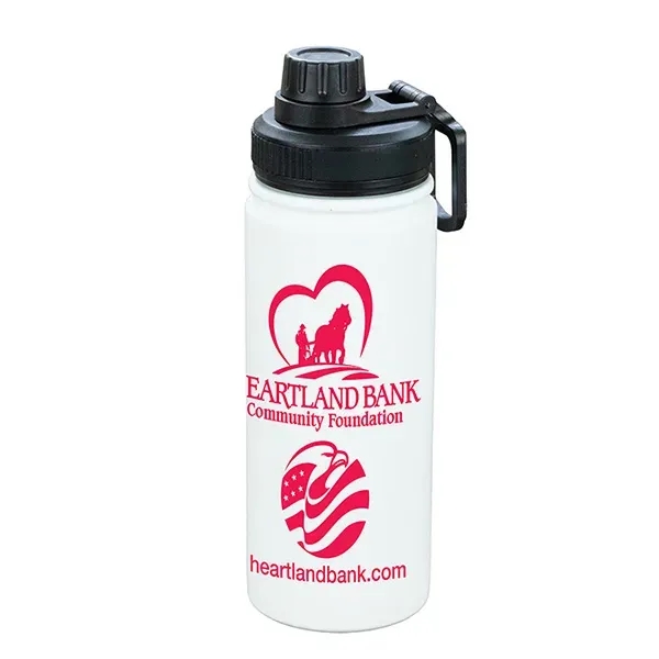 19 oz Powder Coated Double Wall Stainless Steel Tumbler