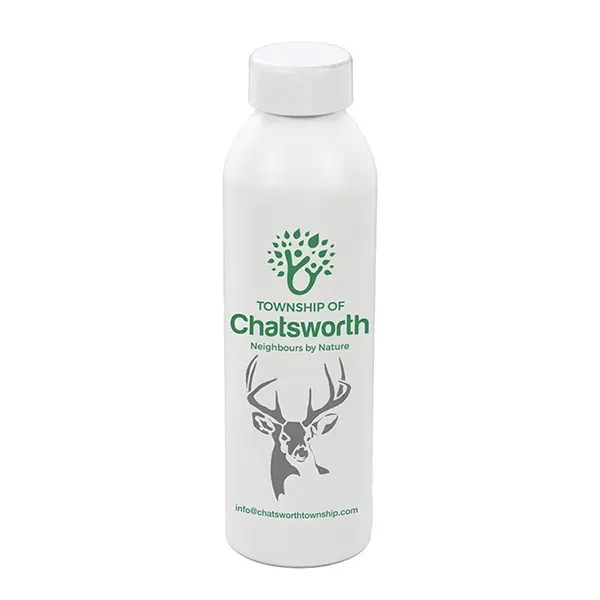 Custom Streamliner 22 OZ Recycled Aluminum Bottle With Screw-On Lid