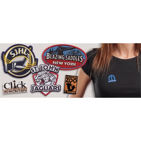 3D Embroidered Patches - 3D Embroidered Patches - Image 1 of 5