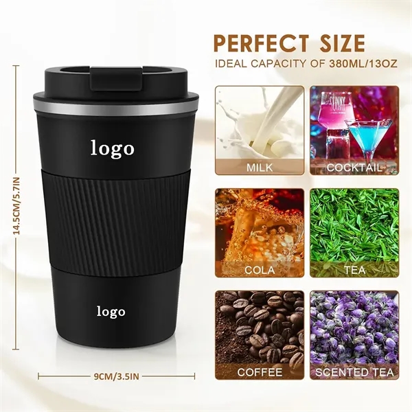 Stainless Steel Vacuum Insulated Coffee Tumbler - Stainless Steel Vacuum Insulated Coffee Tumbler - Image 1 of 4