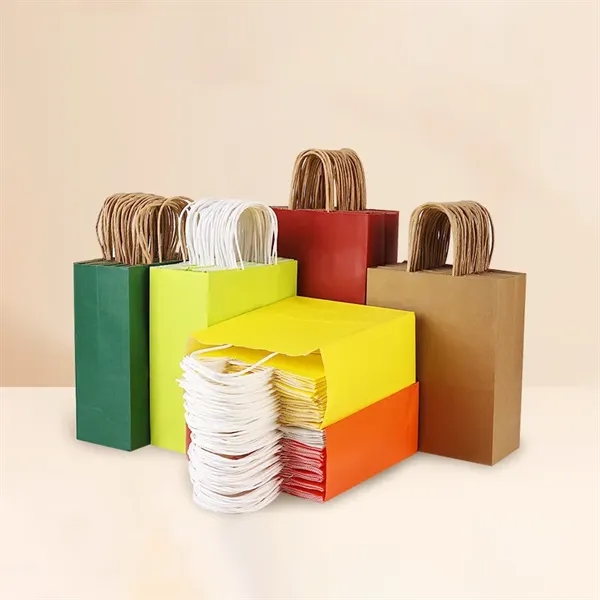 Kraft Paper Shopper Tote Bag - Kraft Paper Shopper Tote Bag - Image 1 of 4