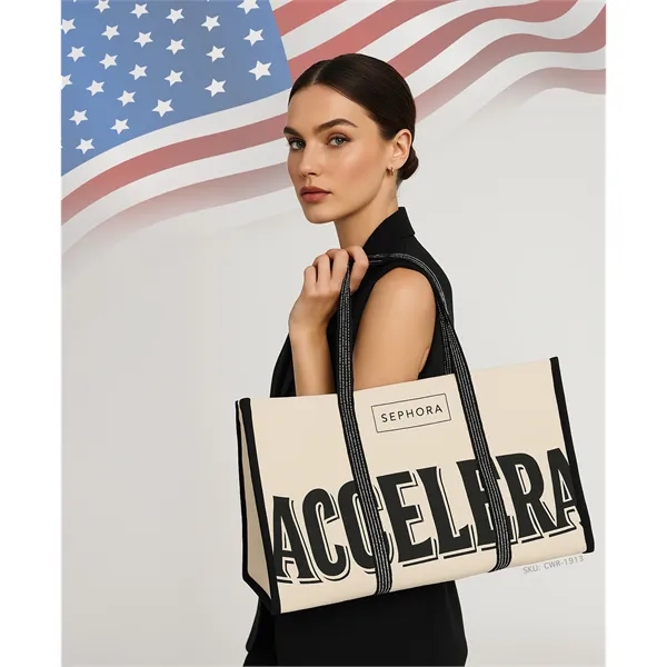 Canvas Wrap Around Tote - Canvas Wrap Around Tote - Image 0 of 10