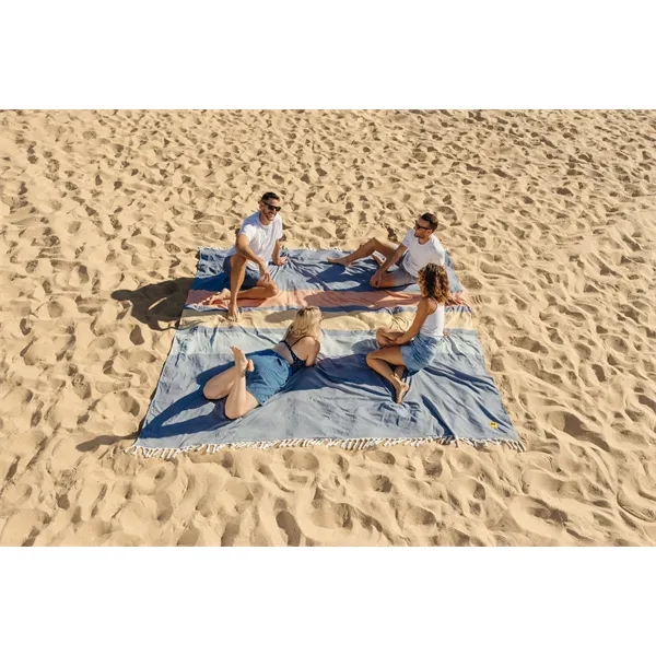 Big Beachy ™ Blanket  - Sunset Stripes - Big Beachy ™ Blanket  - Sunset Stripes - Image 1 of 1
