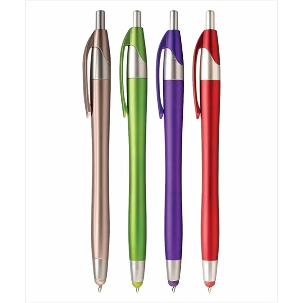 Union Printed, Spring Colored "Elegant" Stylus Clicker Pen - Union Printed, Spring Colored "Elegant" Stylus Clicker Pen - Image 1 of 1