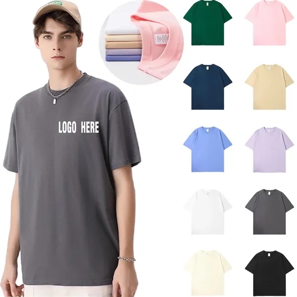 Summer Cotton Crewneck Short-Sleeve T-Shirts - Summer Cotton Crewneck Short-Sleeve T-Shirts - Image 0 of 10