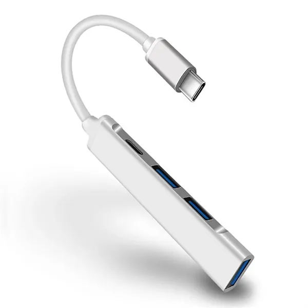 Aluminum USB Type-C 3-in-1 Hub - Aluminum USB Type-C 3-in-1 Hub - Image 1 of 3