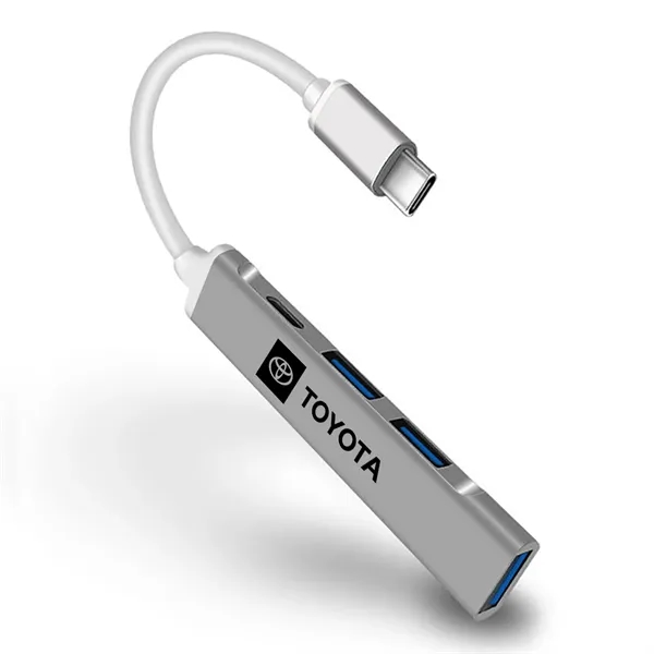 Aluminum USB Type-C 3-in-1 Hub - Aluminum USB Type-C 3-in-1 Hub - Image 3 of 3