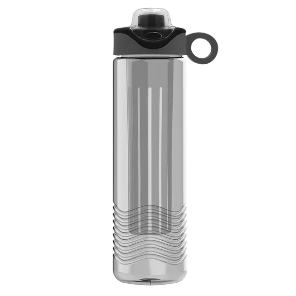 Wave 24 oz. Water Bottles - Drink Thru Snap On & Infuser - Wave 24 oz. Water Bottles - Drink Thru Snap On & Infuser - Image 1 of 8
