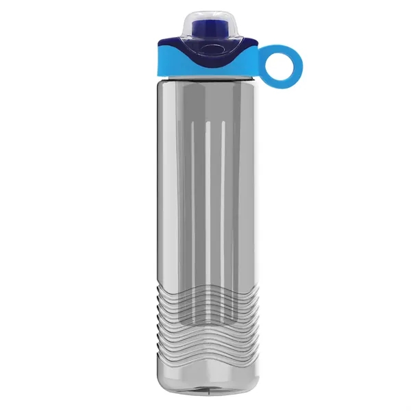 Wave 24 oz. Water Bottles - Drink Thru Snap On & Infuser - Wave 24 oz. Water Bottles - Drink Thru Snap On & Infuser - Image 2 of 8