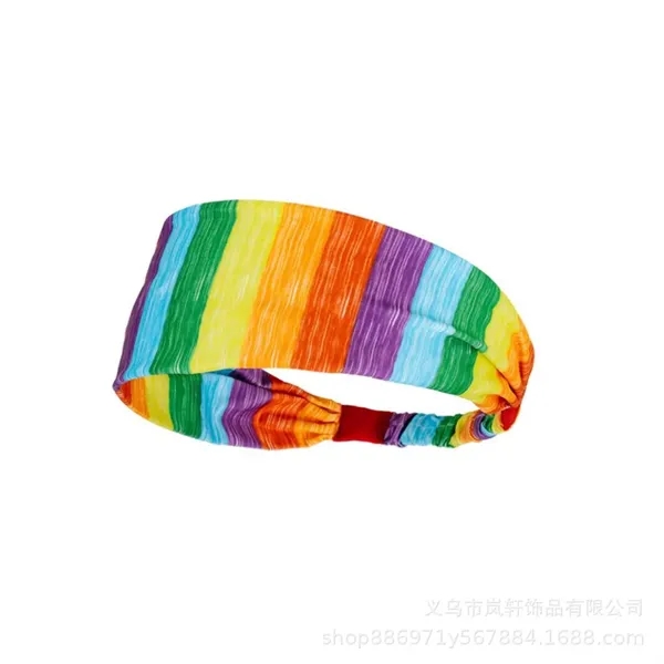 Rainbow Sports Headband - Rainbow Sports Headband - Image 7 of 7