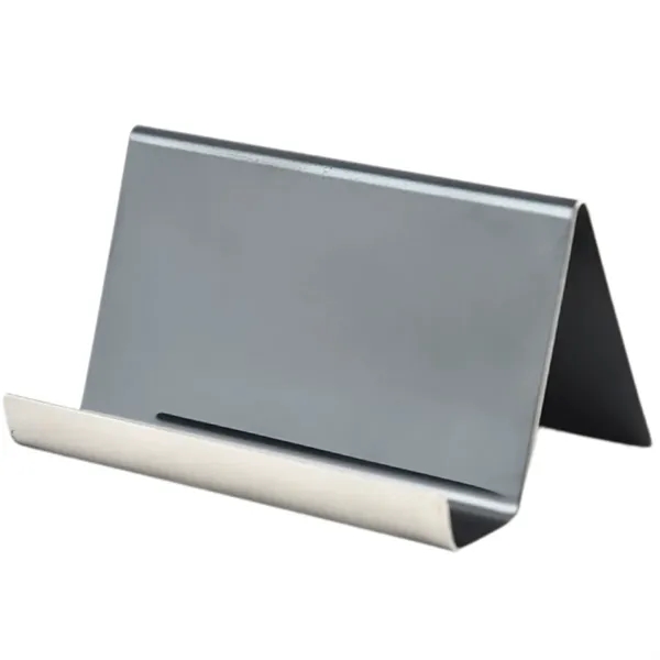 Stainless Phone Steel Business Display Stand Card Holders - Stainless Phone Steel Business Display Stand Card Holders - Image 3 of 4