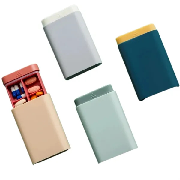 Portable Pill Organizer Travel Medicine Packaging Box - Portable Pill Organizer Travel Medicine Packaging Box - Image 2 of 6
