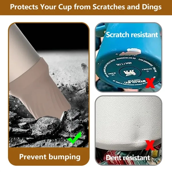 Silicone  Boot for 40Oz. Cups Bottom Protector Sleeve - Silicone  Boot for 40Oz. Cups Bottom Protector Sleeve - Image 2 of 5