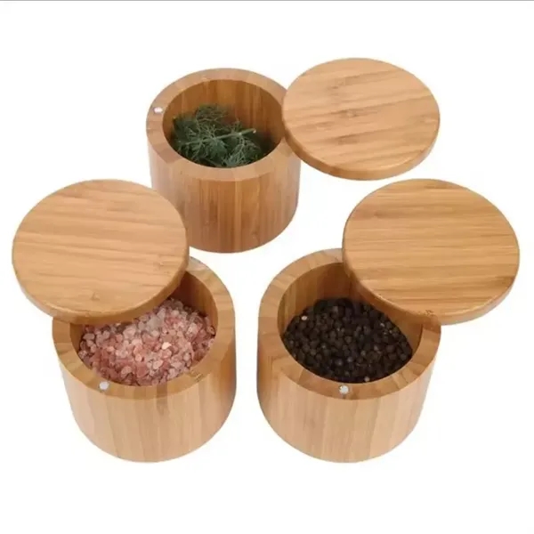 Bamboo Salt Cellar - Bamboo Salt Cellar - Image 1 of 5