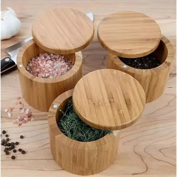 Bamboo Salt Cellar - Bamboo Salt Cellar - Image 3 of 5