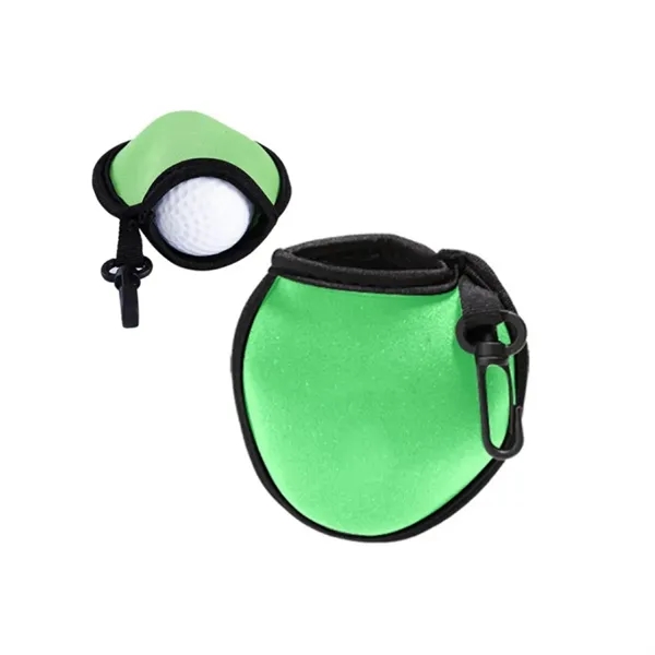 Portable Pocket Golf Ball Protective Black Cleaning Pouches - Portable Pocket Golf Ball Protective Black Cleaning Pouches - Image 2 of 6