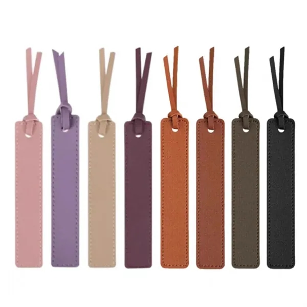 Personalized Handmade Leather  Black Bookmarks - Personalized Handmade Leather  Black Bookmarks - Image 4 of 4