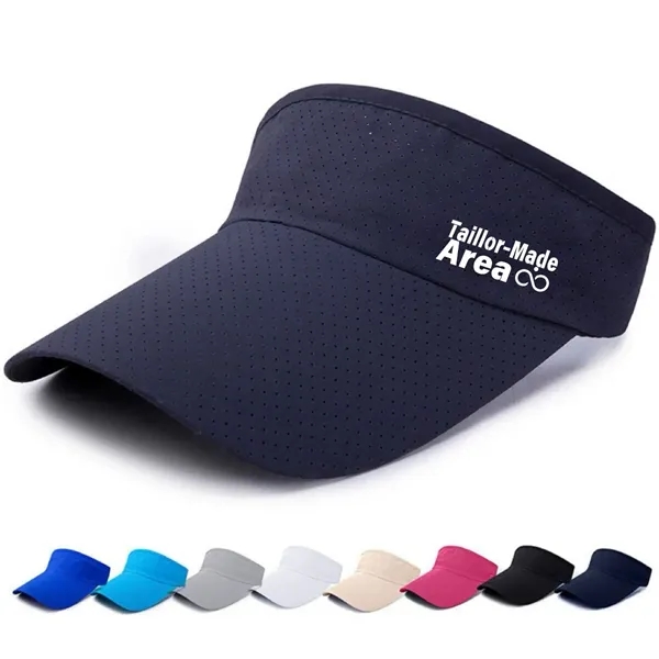 Sports Headband Visor Sun Baseball Hats Black Caps - Sports Headband Visor Sun Baseball Hats Black Caps - Image 0 of 5