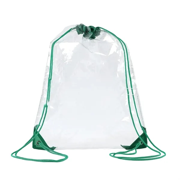 Drawstring Backpack Bag with Waterproof PVC - Drawstring Backpack Bag with Waterproof PVC - Image 9 of 13