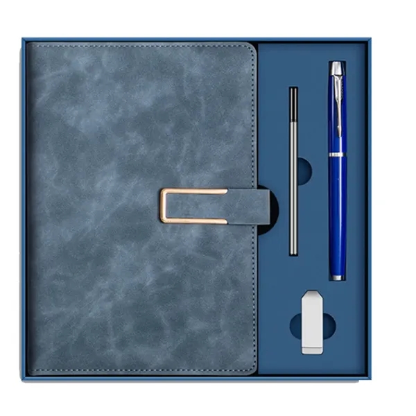 A5 Notebook Pen And USB Flash Drive Gift Box Set - A5 Notebook Pen And USB Flash Drive Gift Box Set - Image 6 of 8