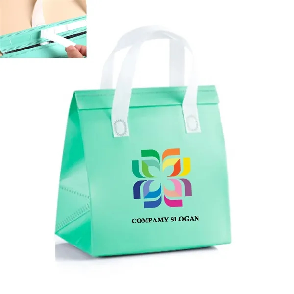 Reusable Non-Woven Takeout Tote Cooler 12inx12inx8in - Reusable Non-Woven Takeout Tote Cooler 12inx12inx8in - Image 0 of 5