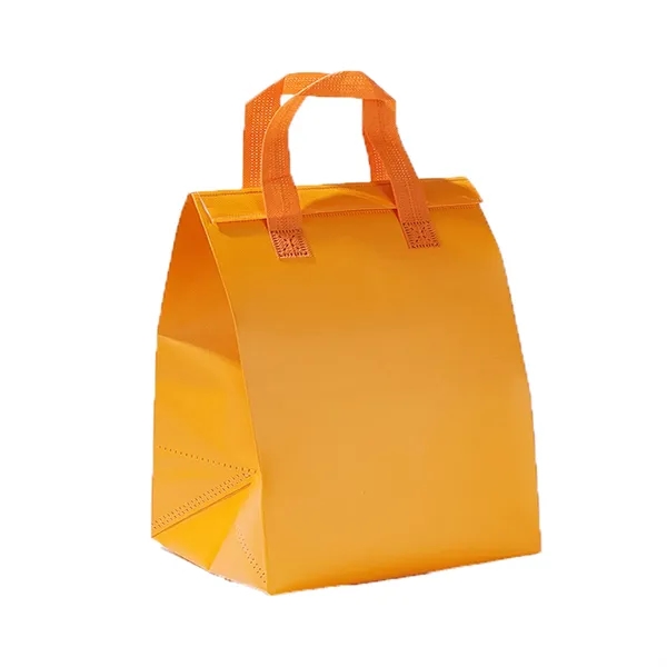 Reusable Non-Woven Takeout Tote Cooler 12inx12inx8in - Reusable Non-Woven Takeout Tote Cooler 12inx12inx8in - Image 4 of 5