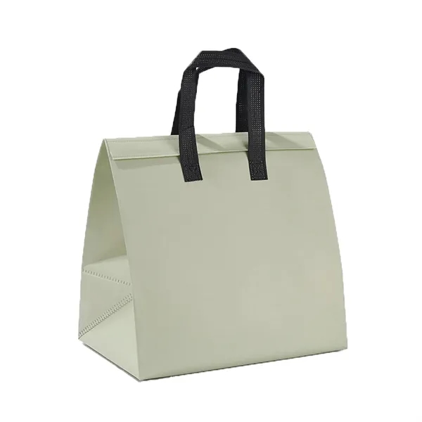 Reusable Non-Woven Takeout Tote Cooler 12inx12inx8in - Reusable Non-Woven Takeout Tote Cooler 12inx12inx8in - Image 5 of 5