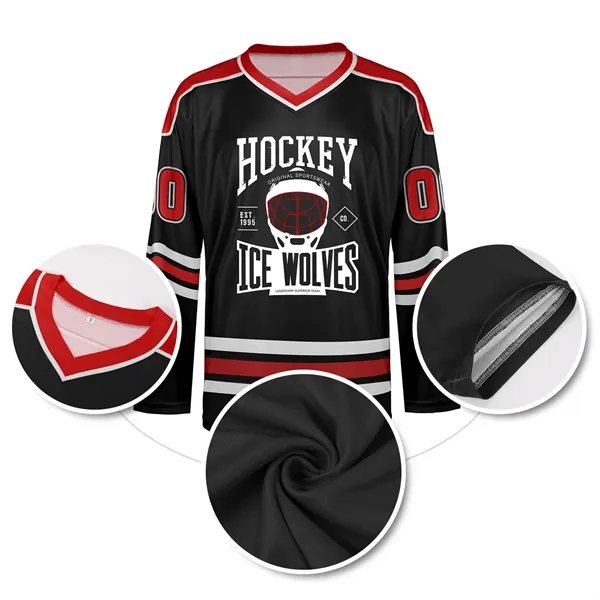 Ice Hockey Jerseys Sports Gear Hip Pop Shirt - Ice Hockey Jerseys Sports Gear Hip Pop Shirt - Image 2 of 6