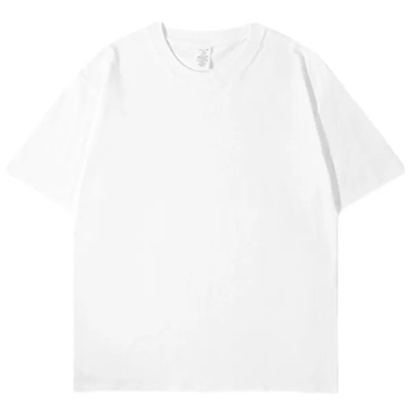Summer Cotton Crewneck Short-Sleeve T-Shirts - Summer Cotton Crewneck Short-Sleeve T-Shirts - Image 10 of 10
