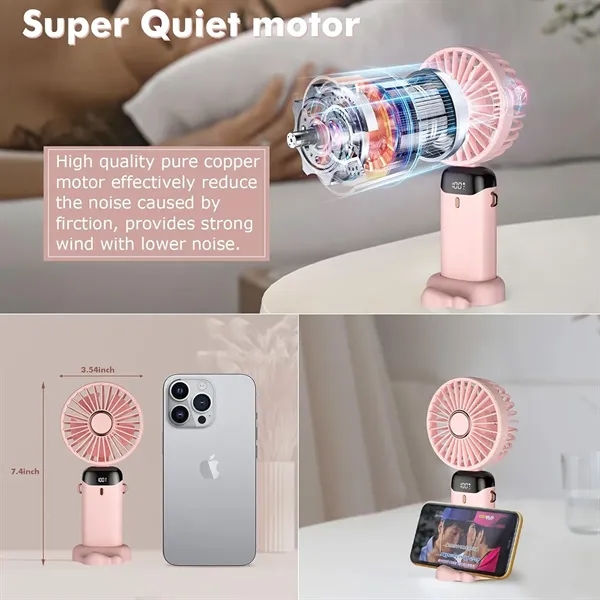 Handheld Foldable Mini Fan - Handheld Foldable Mini Fan - Image 3 of 4