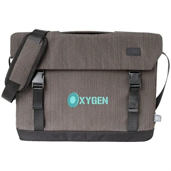 RejuVe ELEMENT Recycled Heather Laptop Brief Bag - RejuVe ELEMENT Recycled Heather Laptop Brief Bag - Image 3 of 5