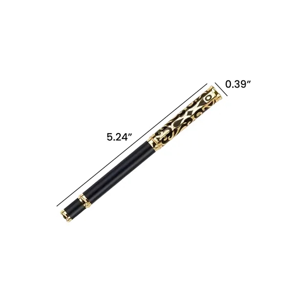 Elegant Metal Ballpoint Pen with Pocket Clip - Elegant Metal Ballpoint Pen with Pocket Clip - Image 1 of 3
