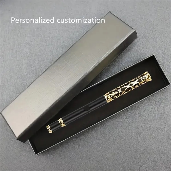 Elegant Metal Ballpoint Pen with Pocket Clip - Elegant Metal Ballpoint Pen with Pocket Clip - Image 3 of 3